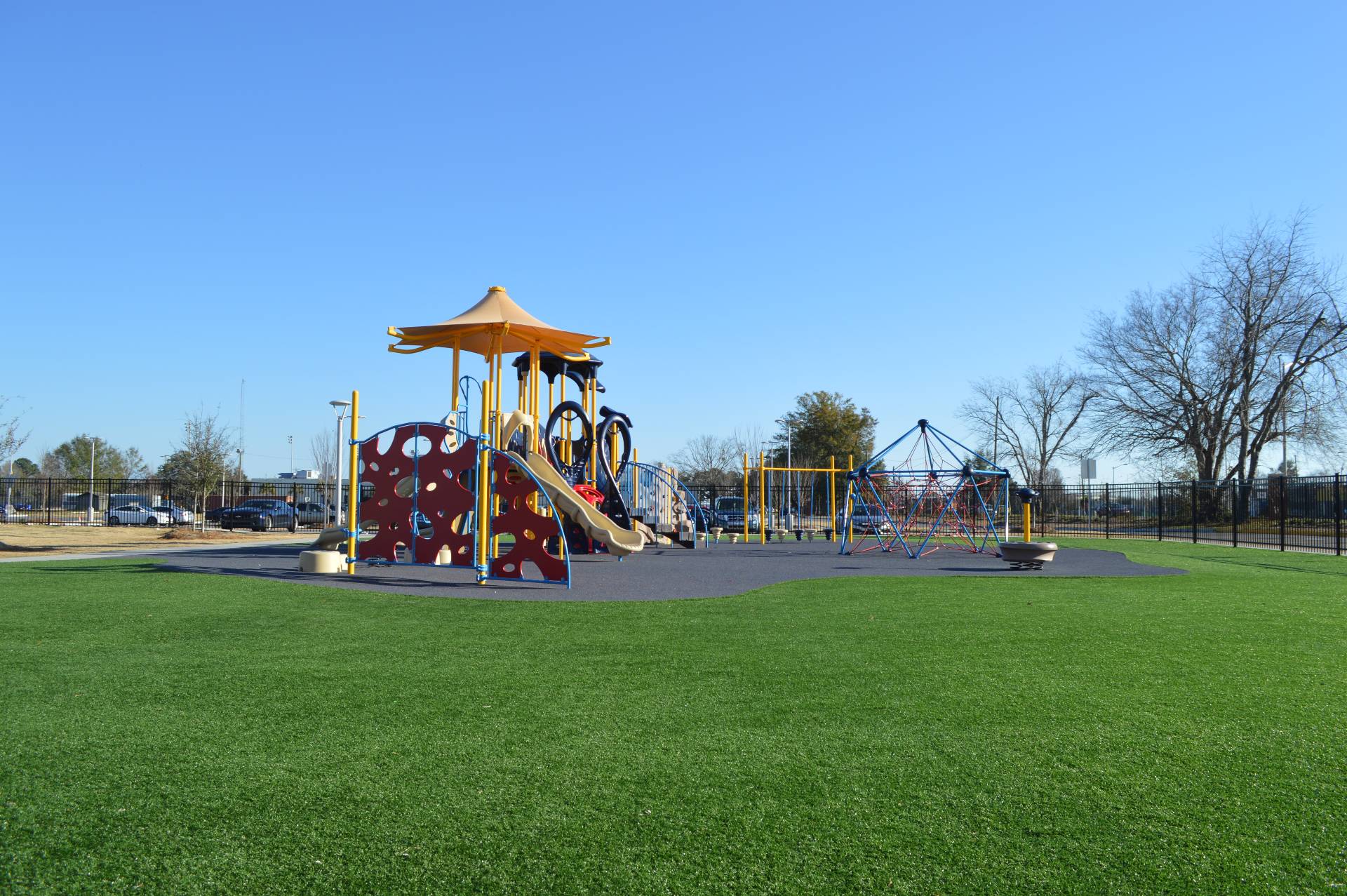 Asheville Artificial Playground Turf by Southwest Greens of Asheville