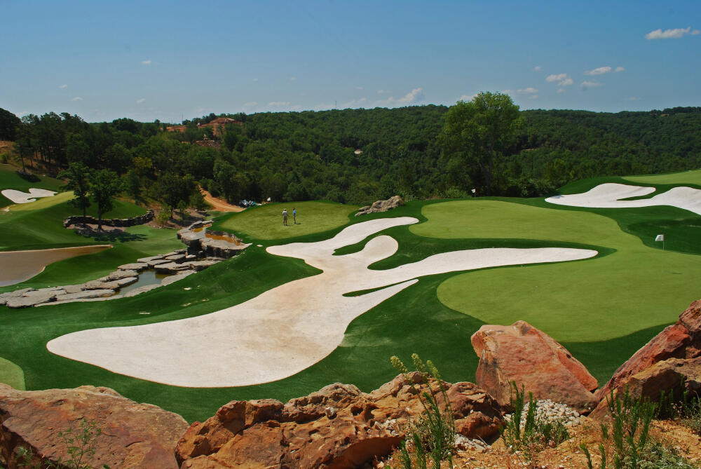 Asheville artificial putting green