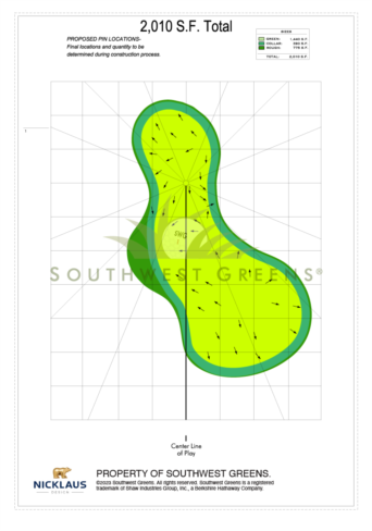 Southwest Putting Green Template 2010sf