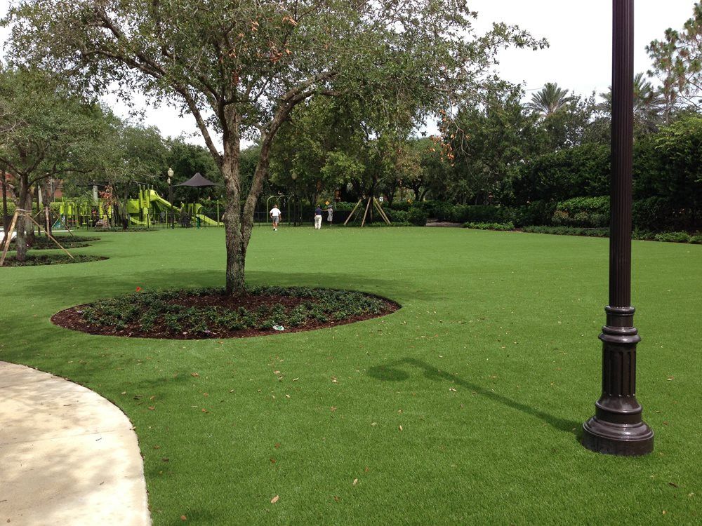 Asheville commercial artificial grass landscaping