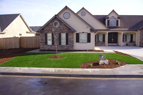 Asheville artificial grass landscaping